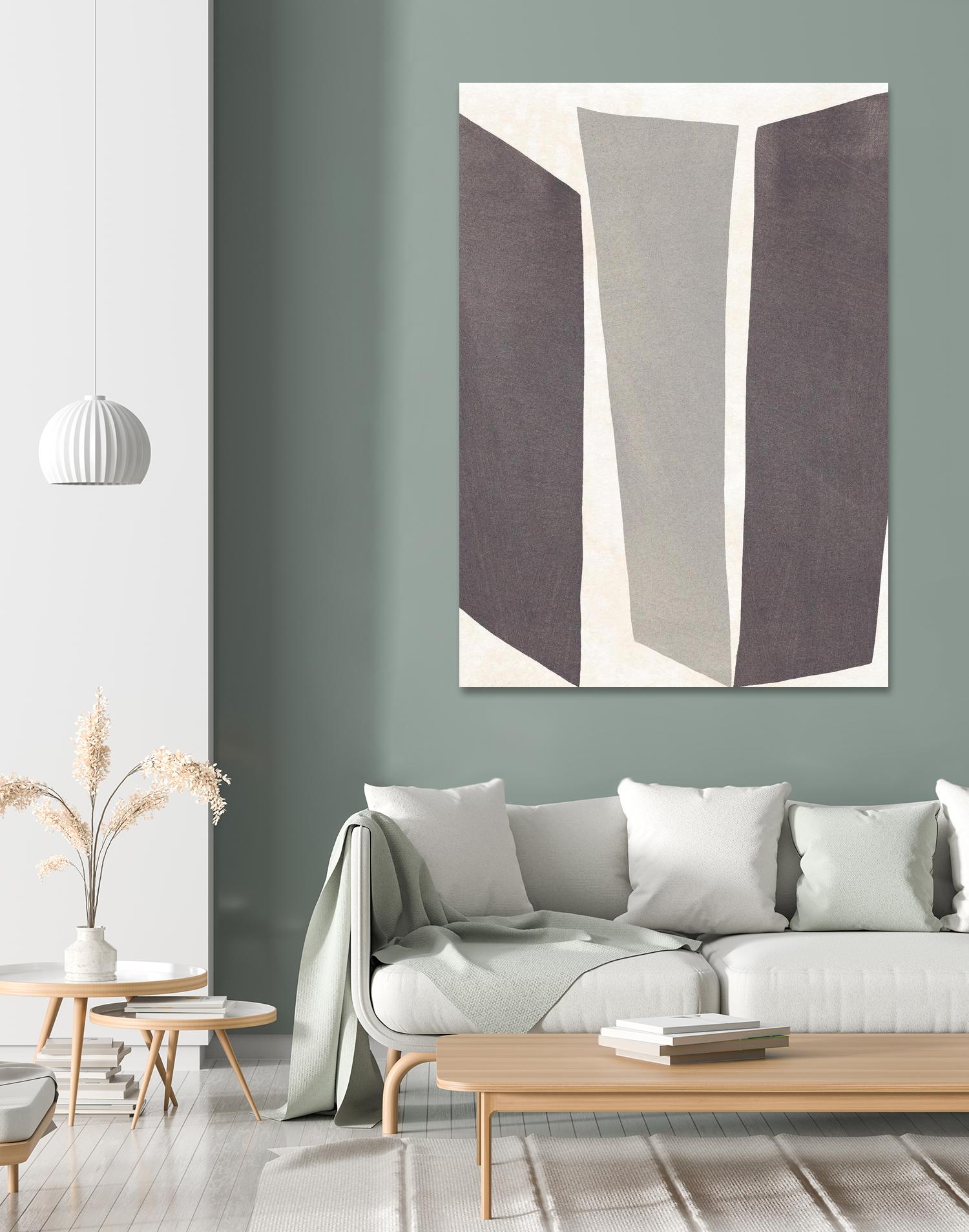 Colorblock Artifact II by June Vess on GIANT ART - white abstract abstract