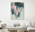 Blush Cascade II by Jennifer Goldberger on GIANT ART - beige abstract abstract