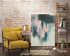 Blush Cascade II by Jennifer Goldberger on GIANT ART - beige abstract abstract