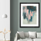 Blush Cascade II by Jennifer Goldberger on GIANT ART - beige abstract abstract