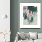Blush Cascade II by Jennifer Goldberger on GIANT ART - beige abstract abstract