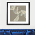 White Ribbon on Beige I by Jennifer Goldberger on GIANT ART - beige abstract abstract