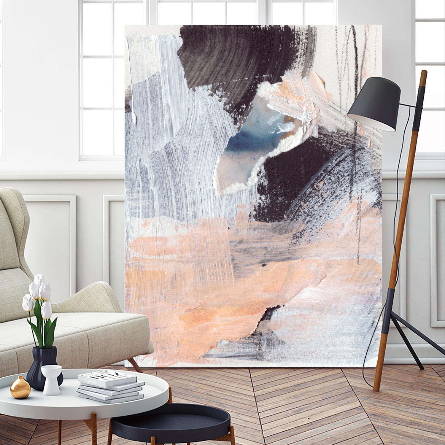 Paved Path I by Jennifer Parker on GIANT ART - pink abstract abstract