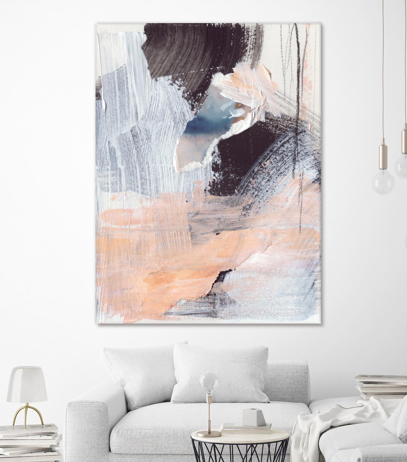 Paved Path I by Jennifer Parker on GIANT ART - pink abstract abstract