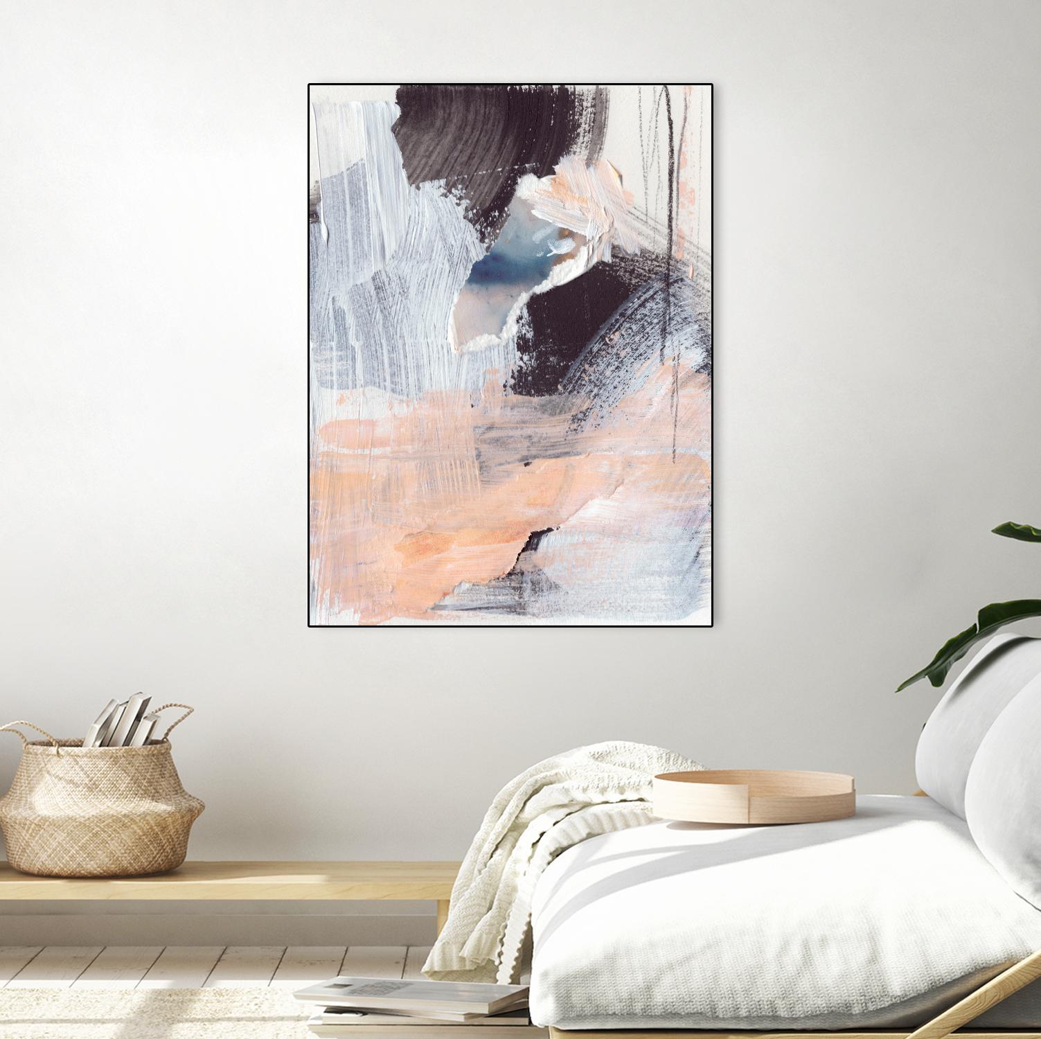 Paved Path I by Jennifer Parker on GIANT ART - pink abstract abstract