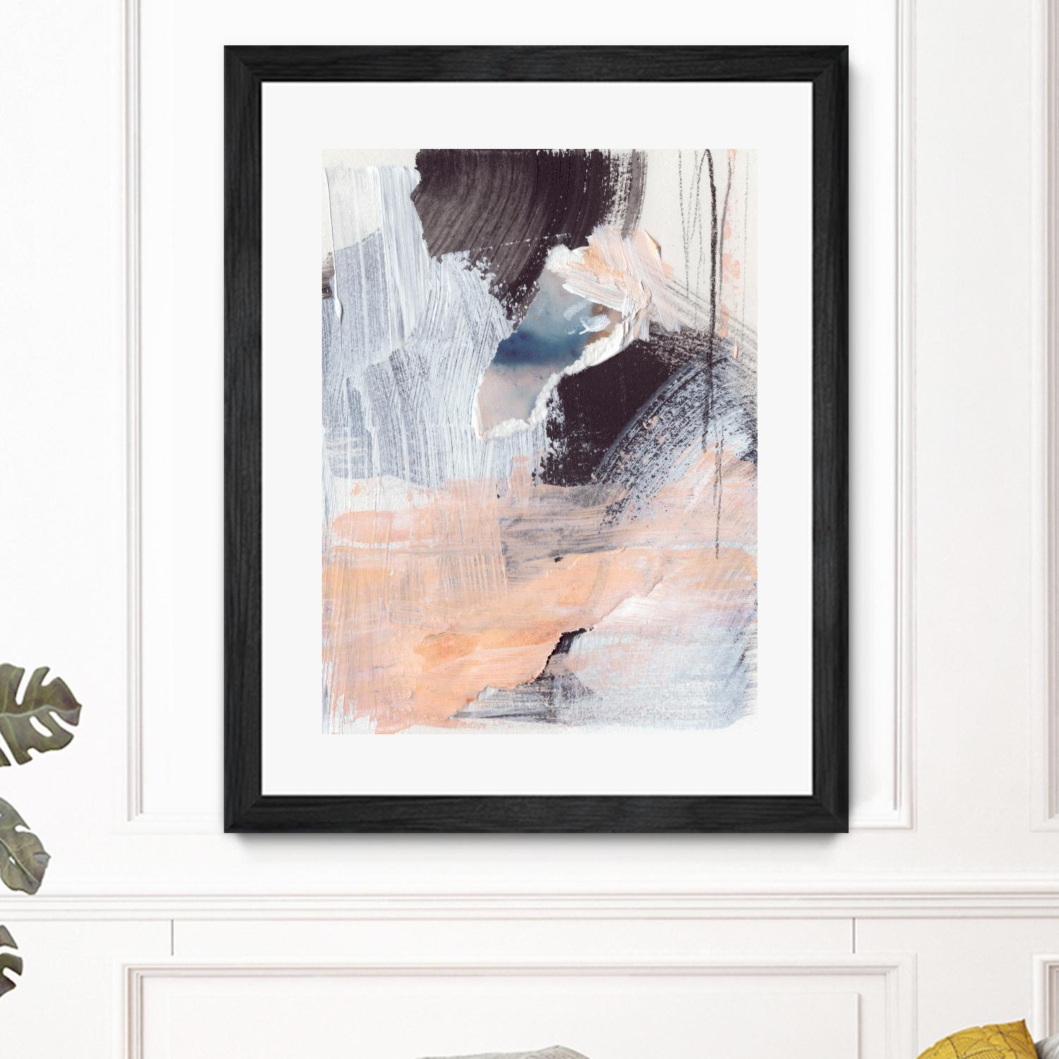 Paved Path I by Jennifer Parker on GIANT ART - pink abstract abstract