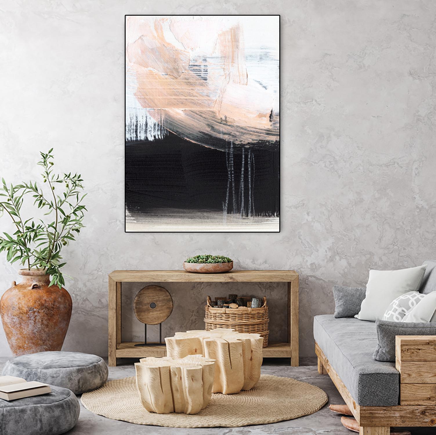 Paved Path III by Jennifer Parker on GIANT ART - white abstract abstract