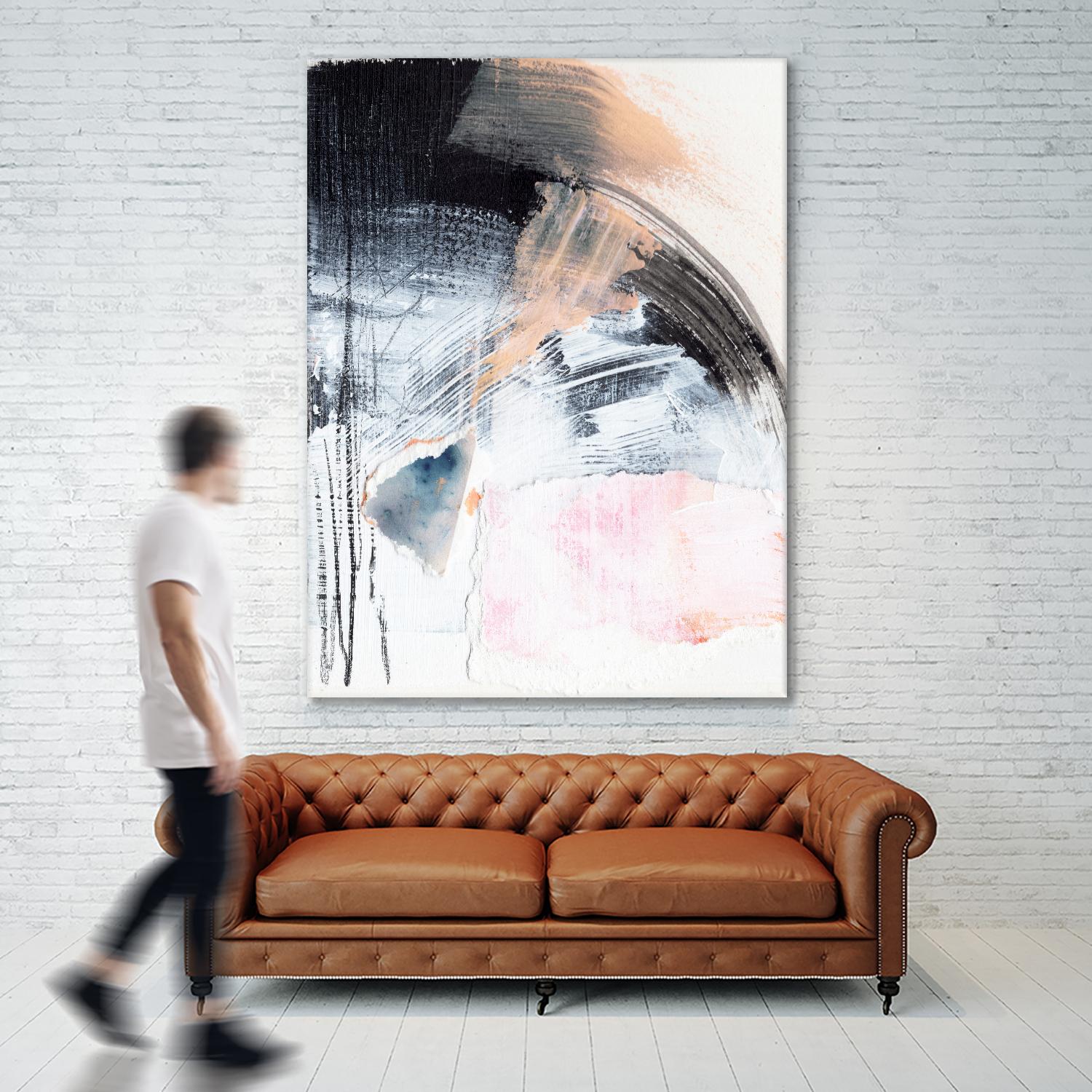 Paved Path IV by Jennifer Parker on GIANT ART - beige abstract abstract