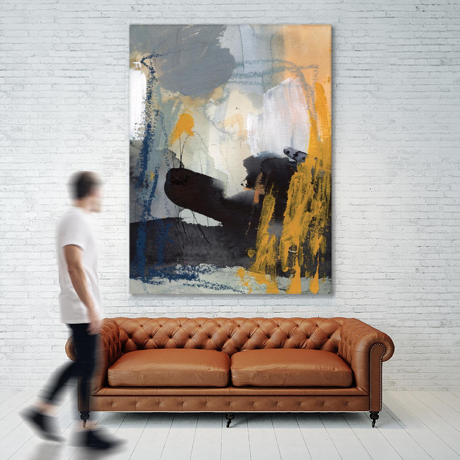 Incite II by Victoria Borges on GIANT ART - orange abstract abstract