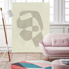 Soft Shape I by Emma Caroline on GIANT ART - beige abstract abstract