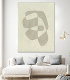Soft Shape I by Emma Caroline on GIANT ART - beige abstract abstract