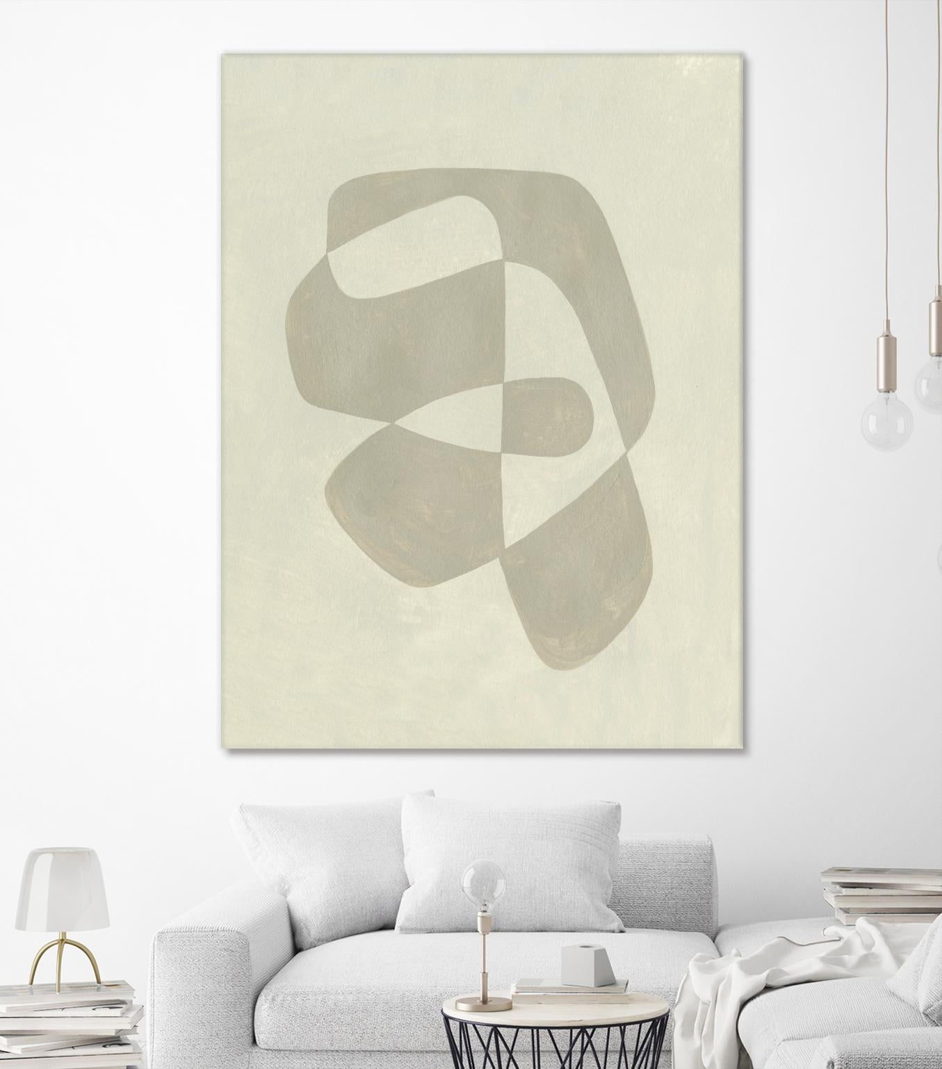 Soft Shape I by Emma Caroline on GIANT ART - beige abstract abstract
