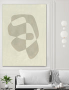 Soft Shape I by Emma Caroline on GIANT ART - beige abstract abstract