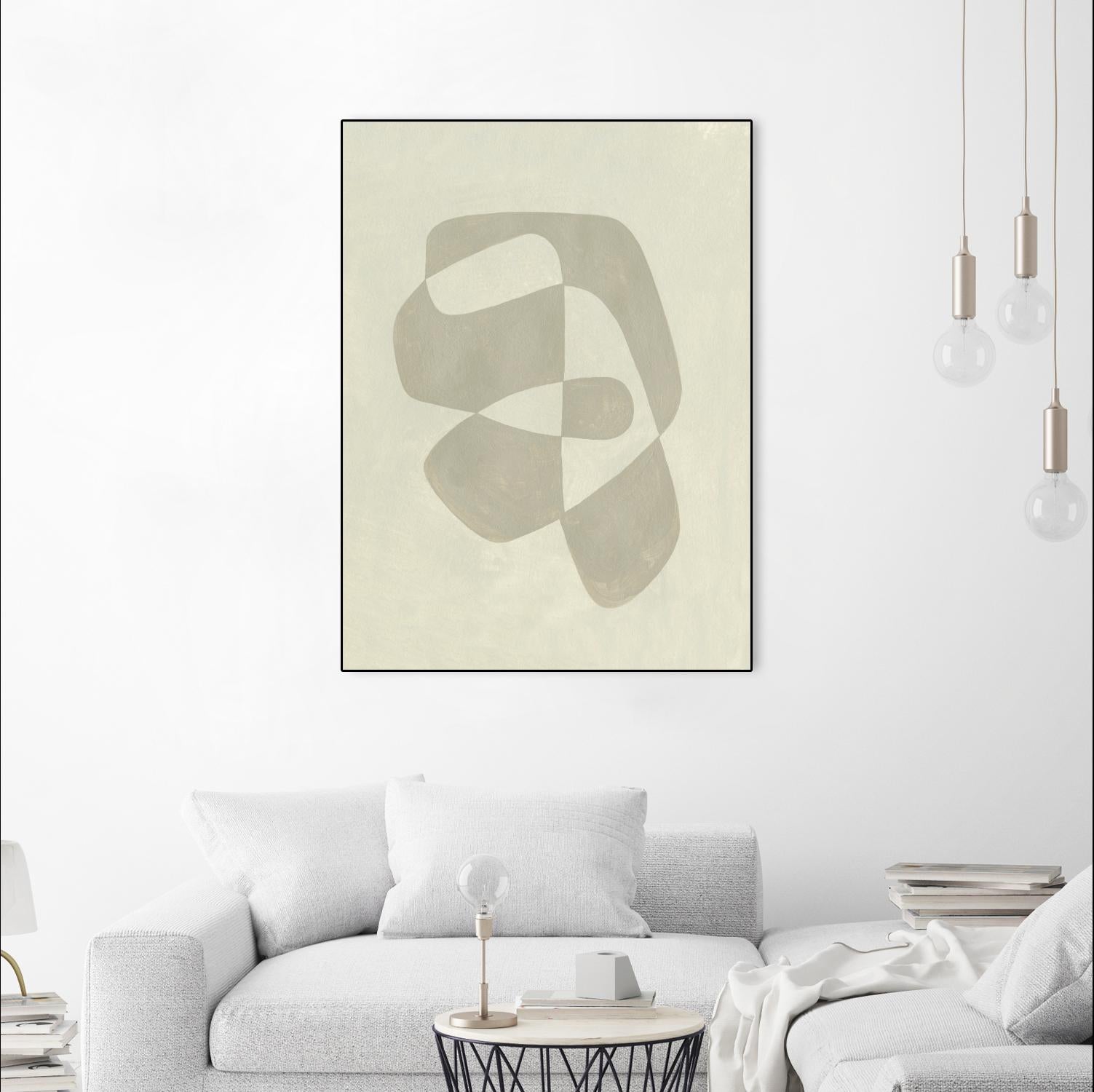 Soft Shape I by Emma Caroline on GIANT ART - beige abstract abstract