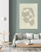 Soft Shape I by Emma Caroline on GIANT ART - beige abstract abstract