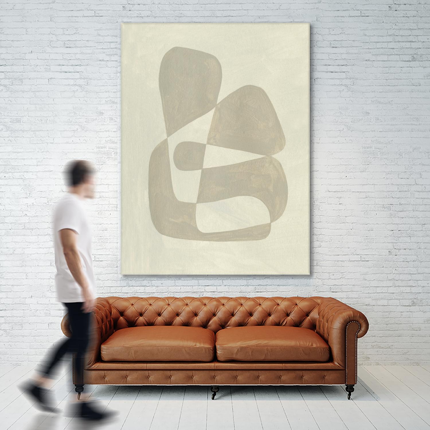 Soft Shape II by Emma Caroline on GIANT ART - beige abstract abstract