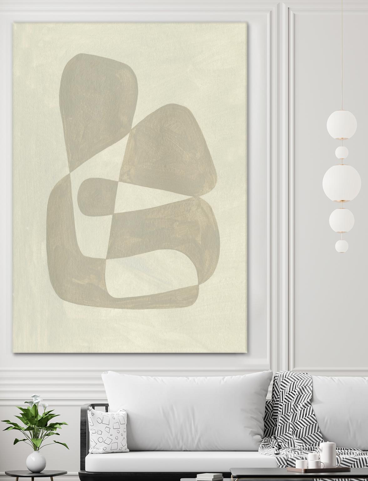 Soft Shape II by Emma Caroline on GIANT ART - beige abstract abstract