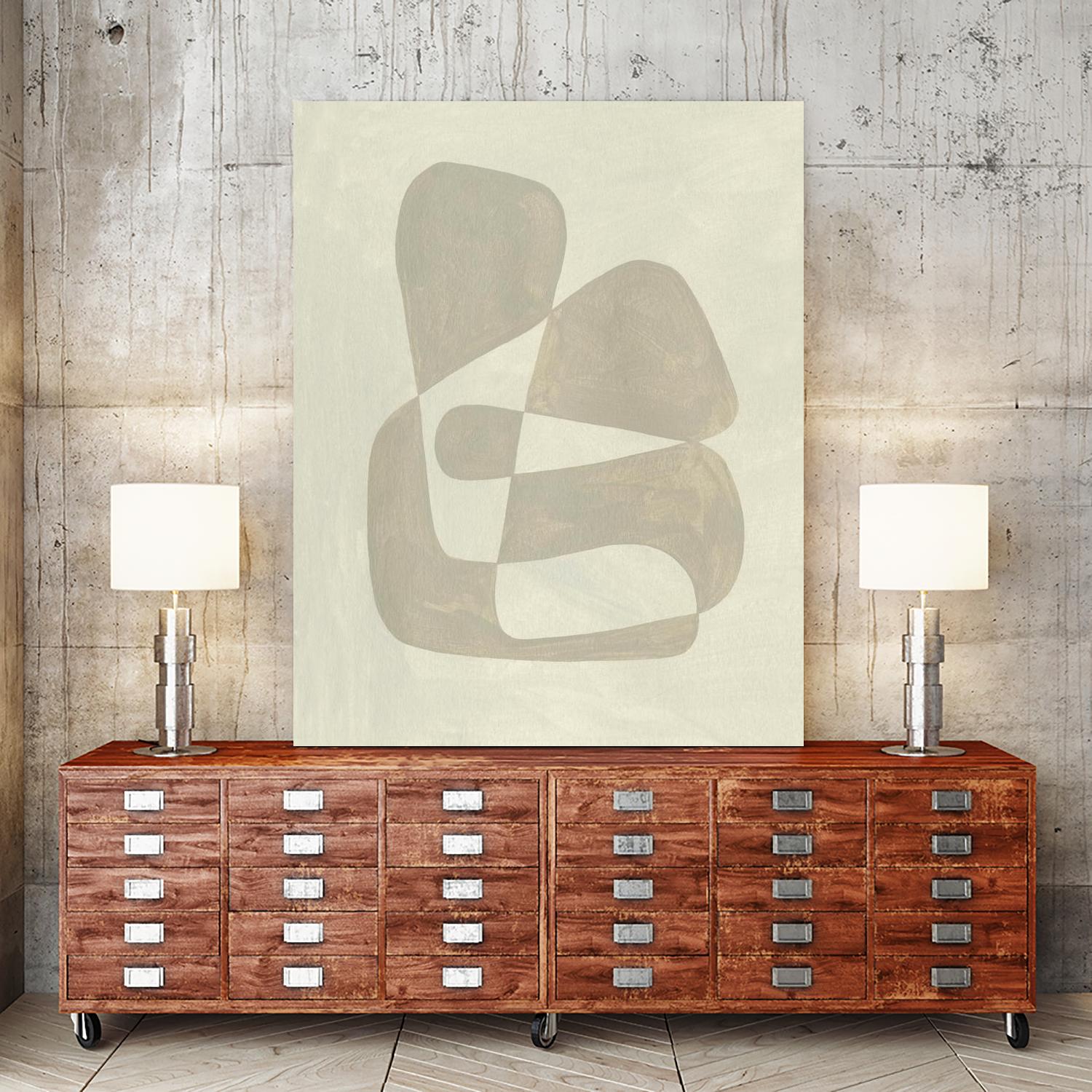 Soft Shape II by Emma Caroline on GIANT ART - beige abstract abstract