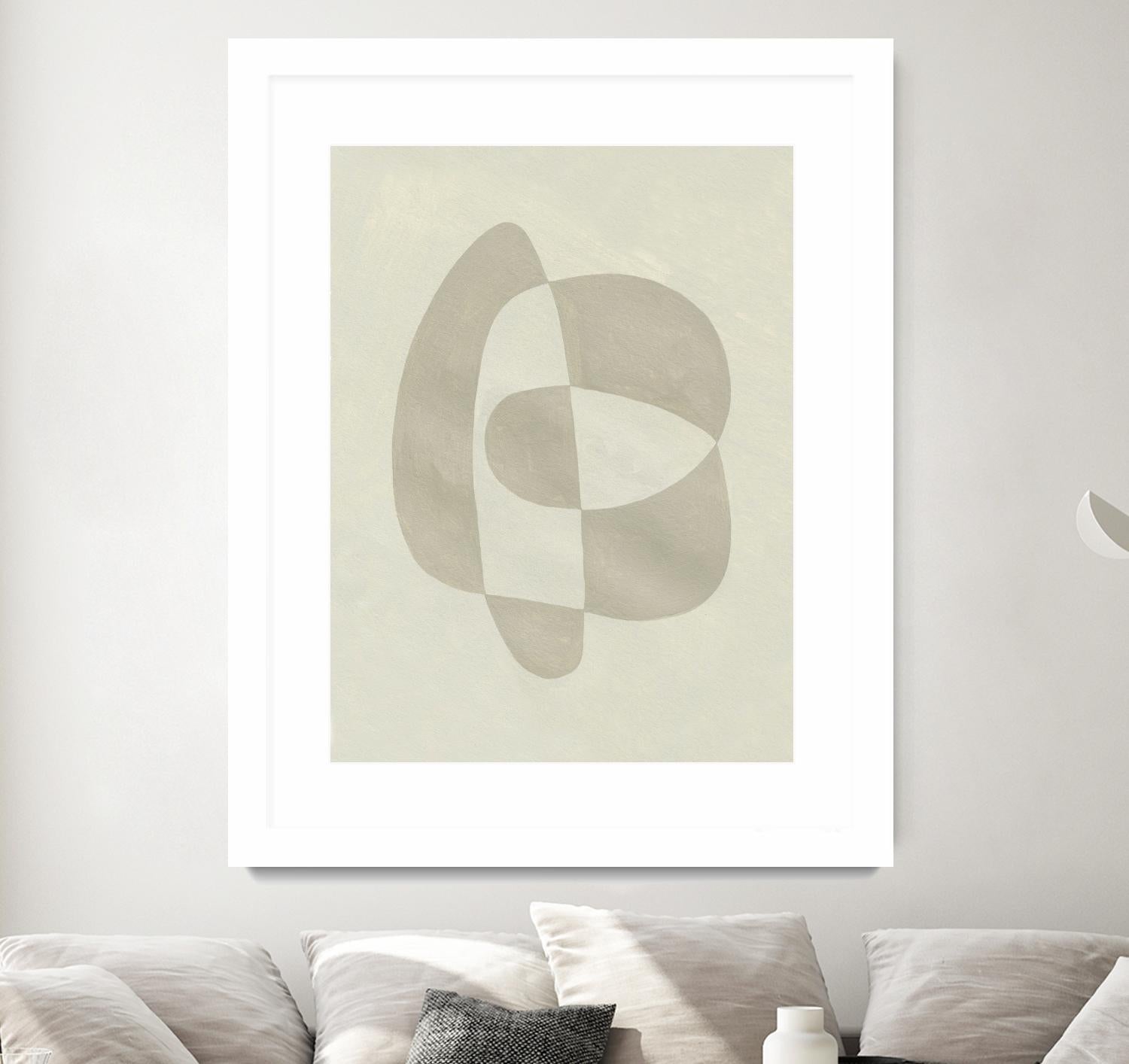 Soft Shape III by Emma Caroline on GIANT ART - beige  abstract abstract