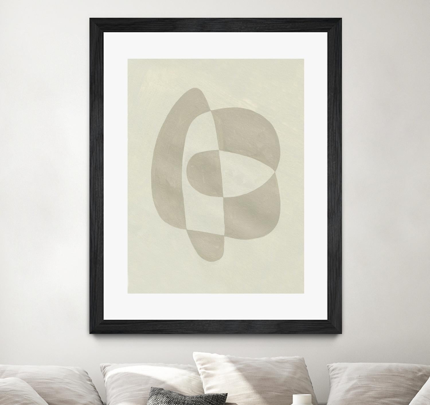 Soft Shape III by Emma Caroline on GIANT ART - beige  abstract abstract