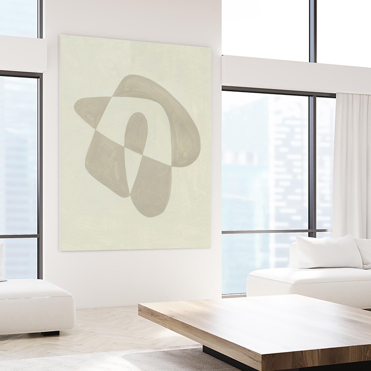 Soft Shape IV by Emma Caroline on GIANT ART - beige abstract abstract