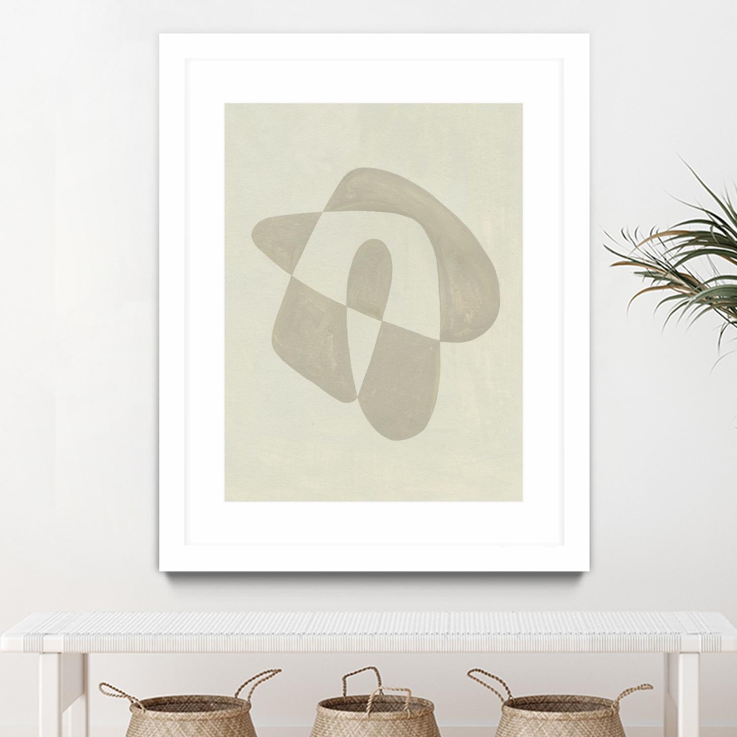 Soft Shape IV by Emma Caroline on GIANT ART - beige abstract abstract