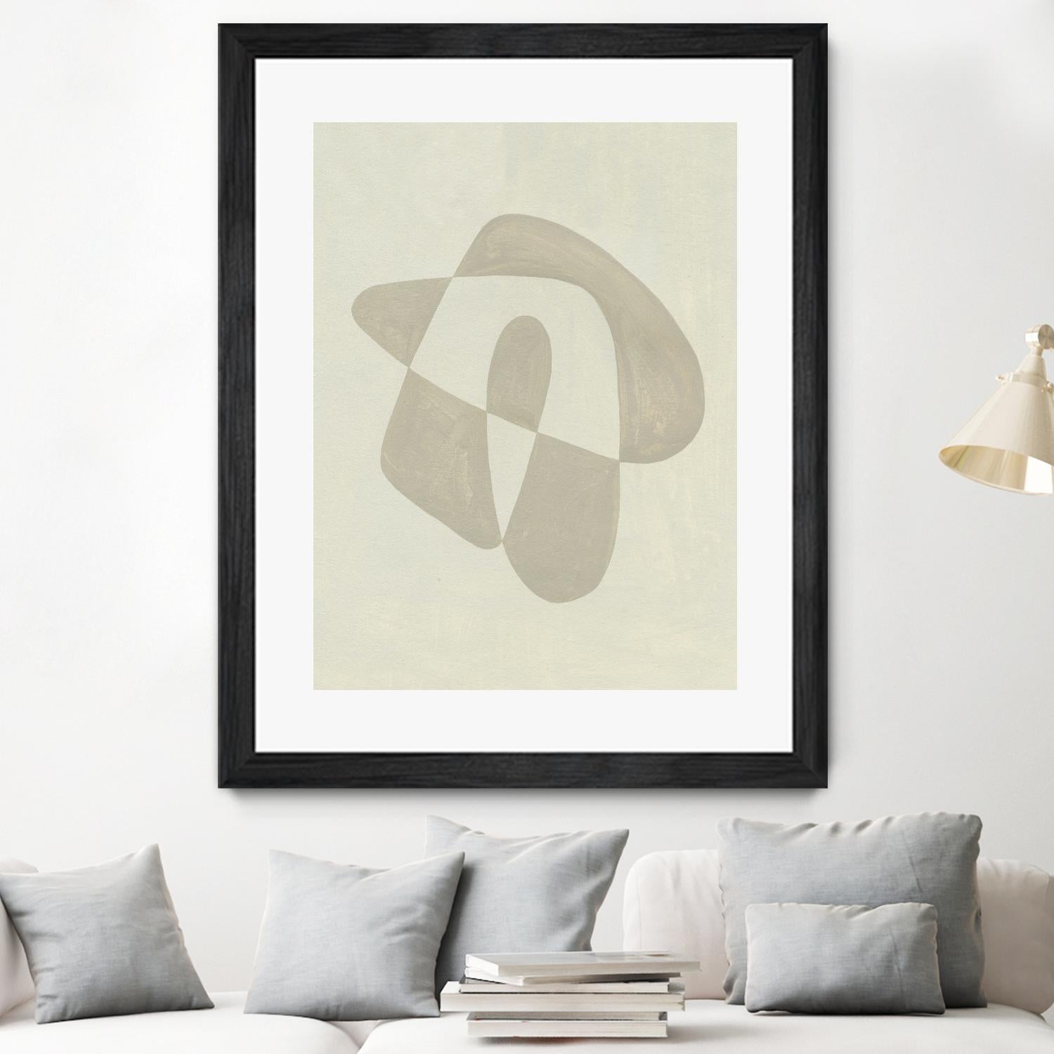 Soft Shape IV by Emma Caroline on GIANT ART - beige abstract abstract