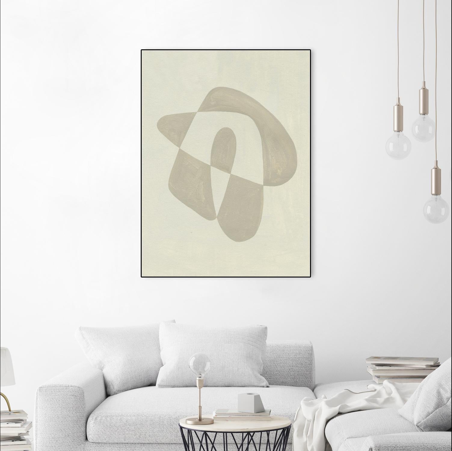 Soft Shape IV by Emma Caroline on GIANT ART - beige abstract abstract