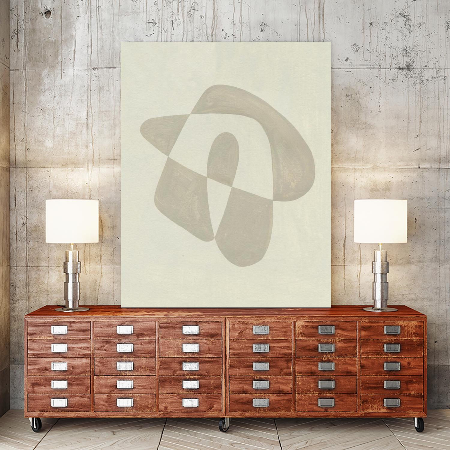 Soft Shape IV by Emma Caroline on GIANT ART - beige abstract abstract