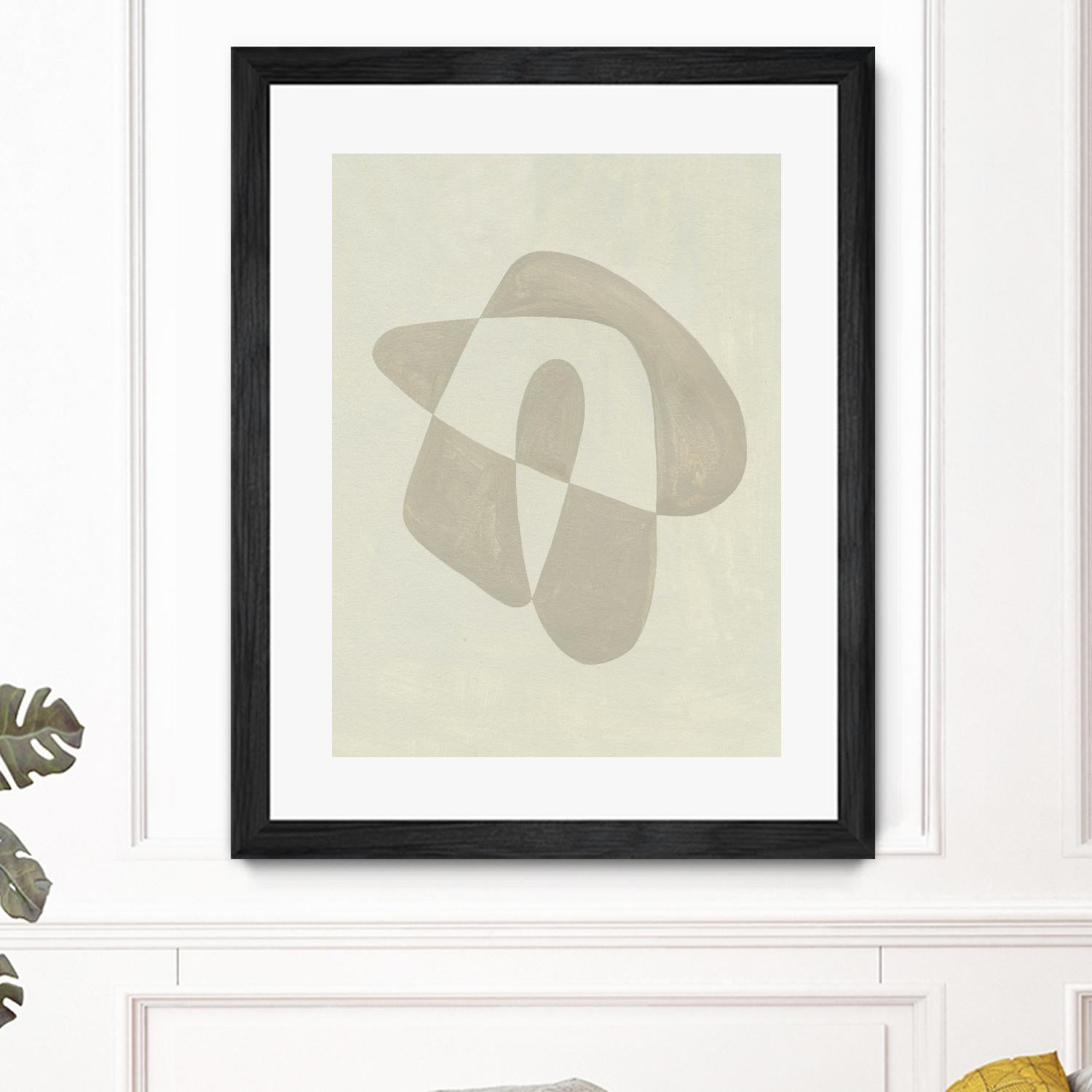 Soft Shape IV by Emma Caroline on GIANT ART - beige abstract abstract