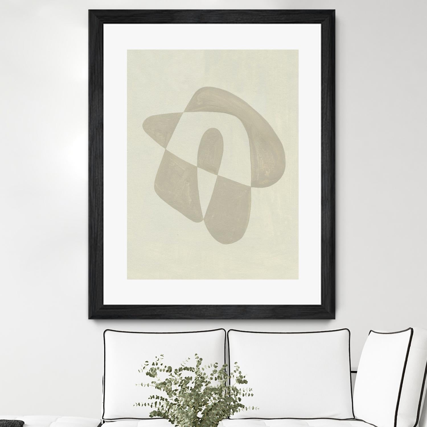 Soft Shape IV by Emma Caroline on GIANT ART - beige abstract abstract