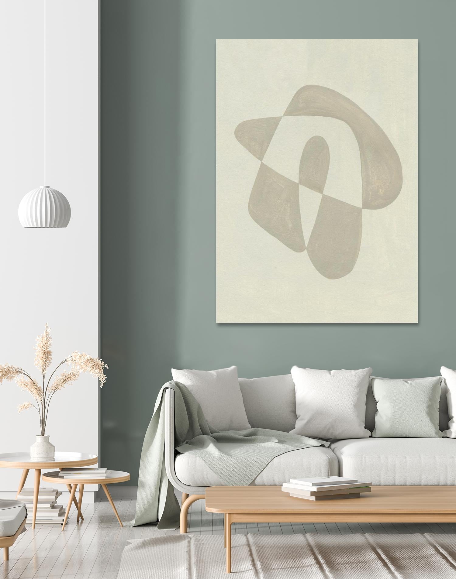 Soft Shape IV by Emma Caroline on GIANT ART - beige abstract abstract