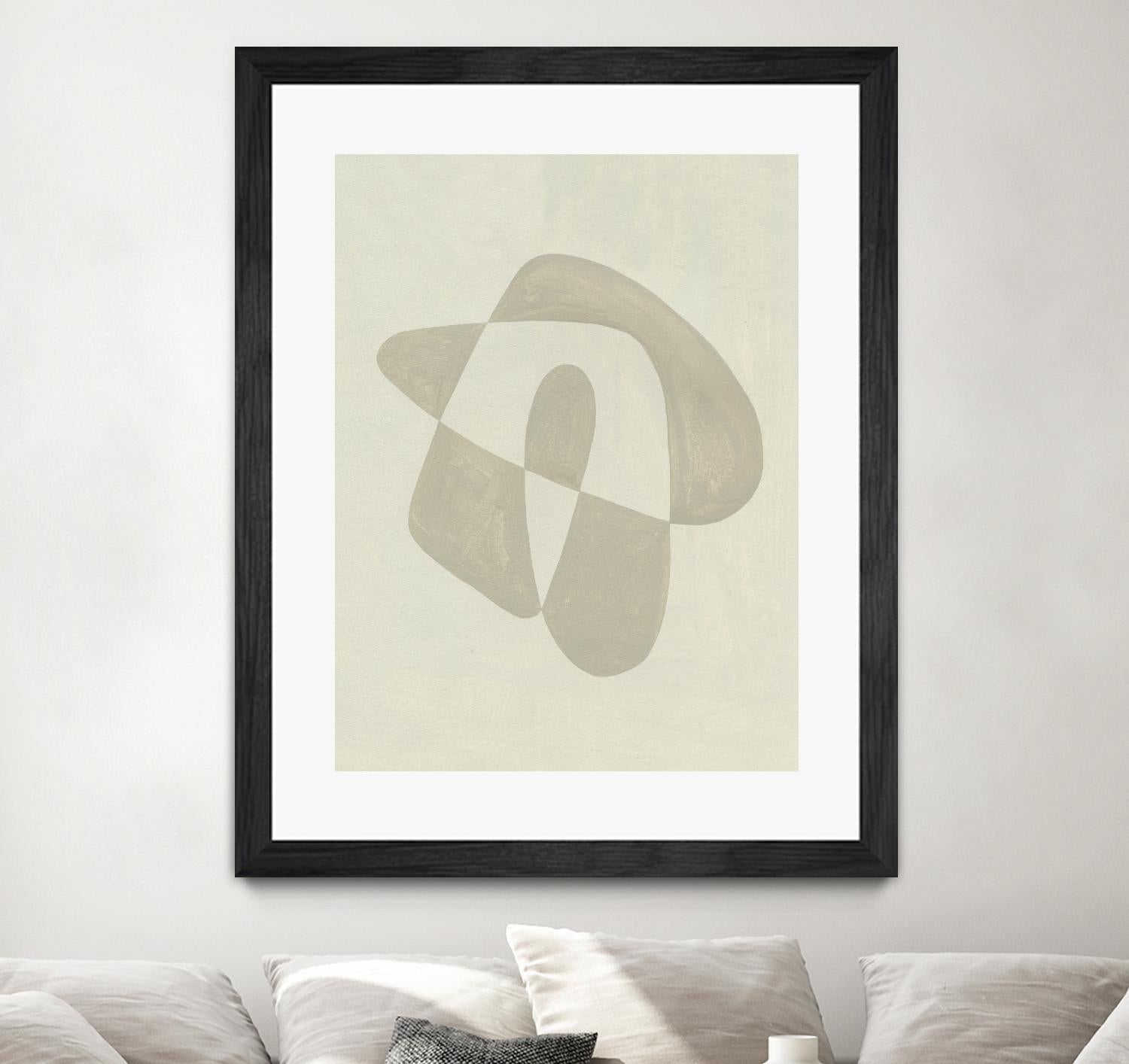 Soft Shape IV by Emma Caroline on GIANT ART - beige abstract abstract