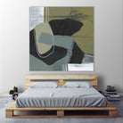 Puzzle in Neutrals II by Jennifer Goldberger on GIANT ART - beige abstract