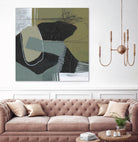 Puzzle in Neutrals II by Jennifer Goldberger on GIANT ART - beige abstract