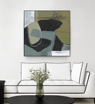 Puzzle in Neutrals II by Jennifer Goldberger on GIANT ART - beige abstract