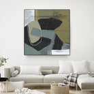 Puzzle in Neutrals II by Jennifer Goldberger on GIANT ART - beige abstract