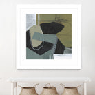 Puzzle in Neutrals II by Jennifer Goldberger on GIANT ART - beige abstract