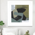 Puzzle in Neutrals II by Jennifer Goldberger on GIANT ART - beige abstract