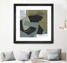 Puzzle in Neutrals II by Jennifer Goldberger on GIANT ART - beige abstract