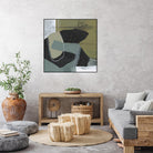 Puzzle in Neutrals II by Jennifer Goldberger on GIANT ART - beige abstract