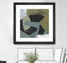 Puzzle in Neutrals II by Jennifer Goldberger on GIANT ART - beige abstract