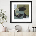 Puzzle in Neutrals II by Jennifer Goldberger on GIANT ART - beige abstract