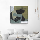 Puzzle in Neutrals II by Jennifer Goldberger on GIANT ART - beige abstract