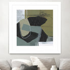 Puzzle in Neutrals II by Jennifer Goldberger on GIANT ART - beige abstract