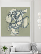 Interweb I by Jennifer Goldberger on GIANT ART - green abstract abstract