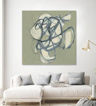 Interweb I by Jennifer Goldberger on GIANT ART - green abstract abstract
