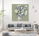 Interweb I by Jennifer Goldberger on GIANT ART - green abstract abstract