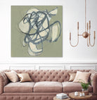 Interweb I by Jennifer Goldberger on GIANT ART - green abstract abstract