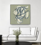 Interweb I by Jennifer Goldberger on GIANT ART - green abstract abstract